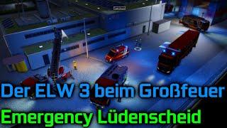 Der ELW 3 im Einsatz beim Gebäudebrand | Emergency Lüdenscheid | Multiplayer mit Leitstelle