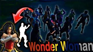 Players React to *Wonder Woman* In Fortnite | Party Royale