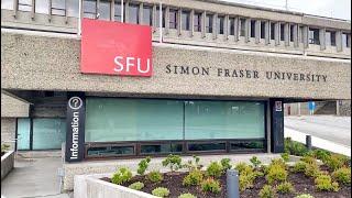 A day in SFU | SFU Campus Tour Canada | Simon Fraser University Campus Visit | VLOG