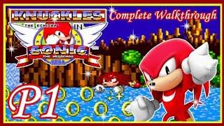 Knuckles in Sonic 1 (No Emeralds) | Walkthrough [Speedrun]