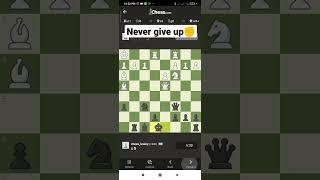 never give up!!! Life gives another opportunity later #chess #checkmate #chessmate