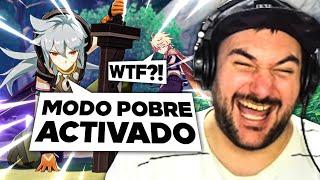 REACCIONO a GENSHIN IMPACT pero con VOCES en ESPAÑOL  (IMPOSIBLE NO REIRSE) - by @zhalar