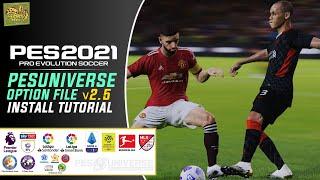 PES 2021 | PESUNIVERSE OPTION FILE v2.5 INSTALL TUTORIAL [PS4]