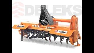 DELEKS Rotary Tiller For 25-45hp Tractors, Rotovator for Japanise tractors