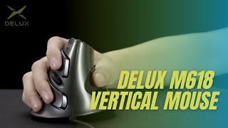 DELUX M618 Ergonomic Vertical Mouse