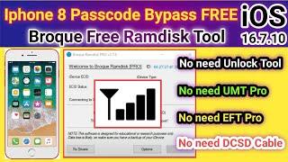 Iphone 8 Unavailable/Passcode bypass done by Free Broque Ramdisk tool with Sim | 2024