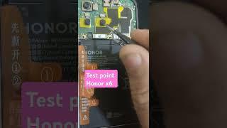 Honor x6 Frp bypass test point