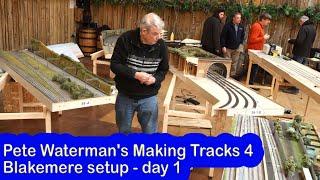 Pete Waterman's Making Tracks - Setting up at Blakemere. Day 1.