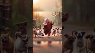 Minecraft animation little monk Vs dogs #Shorts #minecraft #mine #subscribe#tiktok #minecraftmeme #?