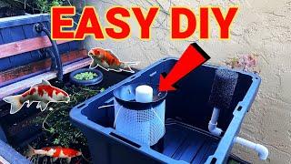 DIY POND FILTER [using Home Depot parts]