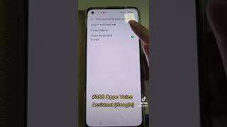 398 Oppo Voice Assistant (Google) #oppo #voiceassistant #google thank you . Oppo power button.