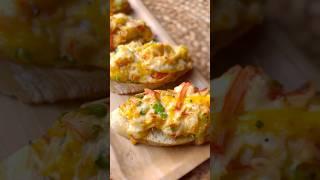 Shrimp & Crab Toast  #recipe #seafood #appetizer #cooking