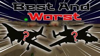 Roblox War Tycoon Planes | BEST AND WORST