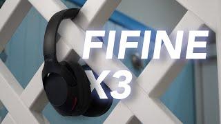 НАУШНИКИ ЗА 35$ С ANC | Обзор Fifine X3 Bluetooth 5.3 микрофон AAC полноразмерные наушники