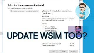 Windows 10 ADK 1903 Installation with WSIM Update?