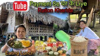 YouTube PaymentSe घर के Liye Ration Kharida House Wife Daily Life Update||Eating Lunch With Family