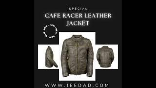 Cafe Racer Leather Jacket | Motorcycle Jackets In IN USA, UK, CANADA, GERMANY, FRANCE