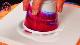 THE LAYERS!! Acrylic Pouring and Fluid Art for Therapy at Home