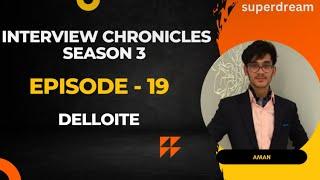 Delloite Interview Experience | Interview Chronicles | CSE | 2024 | #interviewchronicles