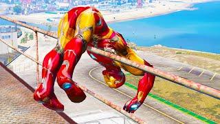 Parkour Fails in GTA - Iron Man