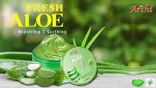 Archi herbals Fresh Aloe Vera Gel with natural moisturisers and skin protecting activities