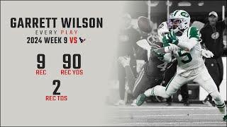 Garrett Wilson Week 9 Replay: Every Target and Catch vs Houston Texans