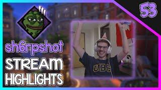 sh6rpshot STREAM HIGHLIGHTS #53 - CRAZY DBD JUKES, OVERWATCH 2 BETA, FUNNY GLITCHES, & More!