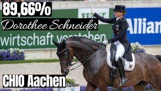 Persönliche Bestleistung mit 89,66% in der Kür  | Dorothee Schneider & Showtime | CHIO Aachen