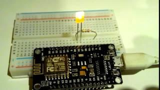 esp8266 nodemcu led blink