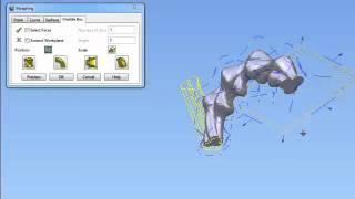 FlexiBox morphing implemented in Delcam PowerSHAPE