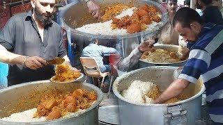 Al-Rehman Biryani Street Food of Karachi Pakistan | People Crazy For CHICKEN BIRYANI.