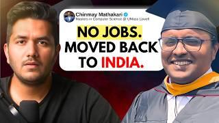 He Left USA Because of No Jobs & F1 OPT Expiration | MS in USA | Moving Back to India #2
