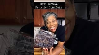 How I Remove Pesticides From Fruits! #shorts