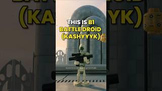 This is B1 Battle Droid (Kashyyyk) #starwars