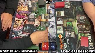 Pioneer - Mono Black Midrange Vs Mono Green Stompy