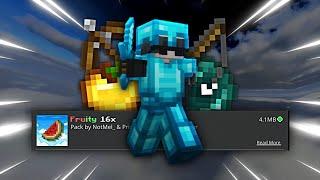 Fruity [16x] by NotMel_ and Prismatize | MCPE DEFAULT PVP TEXTURE PACK