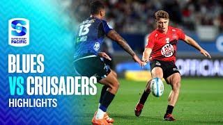 HIGHLIGHTS | Blues v Crusaders | Round 6, 2025