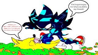 Cyber Sonic vs Fleetway Sonic (Sonic Comic Dub)