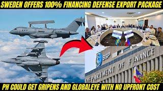 Sweden Offers 100% Financing Defense Export Package for PH Fighter Jets & Surveillance Aircraft!