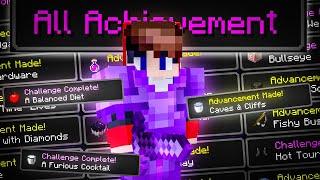 COMPLETING EVERY ACHIEVEMENT in Minecraft Hardcore (Hindi)