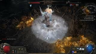 Rotten Druid Boss in Path of Exile 2 | Sorceress | 4090 | 160 FPS