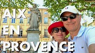 Aix en Provence France. Pretty & chic Aix. A travel vlog on joie de vivre in Aix en Provence France.