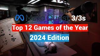 Top 12 Meta Quest 2 / 3 / 3s Best Games of the Year - 2024 Edition