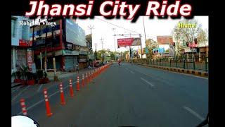 Jhansi City Market Morning Ride | 4K | All India city ride