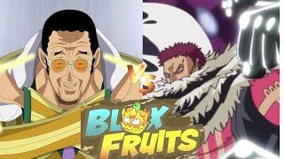 ADMIRAL KIZARU VS CHARLOTTE KATAKURI | BLOX FRUITS |