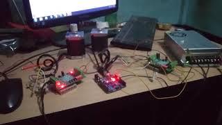 1st Test by arduino uno & GRBL & UGS with Nema 23 stepper motor