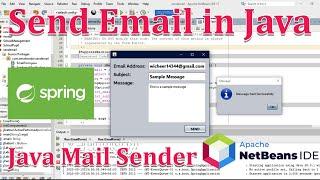 Java Programming # 14 - Send Email in Java - Java Mail Sender - Send Email Java