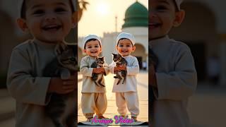 "Hasbi Rabbi Jallallah ️ | Adorable Muslim Baby Recites Naat with Innocent Smile "