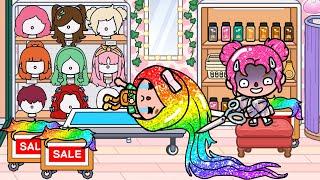 Half-Sister Is Jealous Of My Rainbow Hair | Toca Life Story | Toca Boca