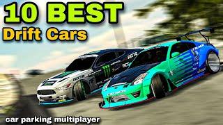 Top 10 Best Drift Cars in Car Parking Multiplayer | 925/1695hp special